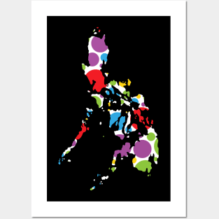 Philippines Map Logo Posters and Art